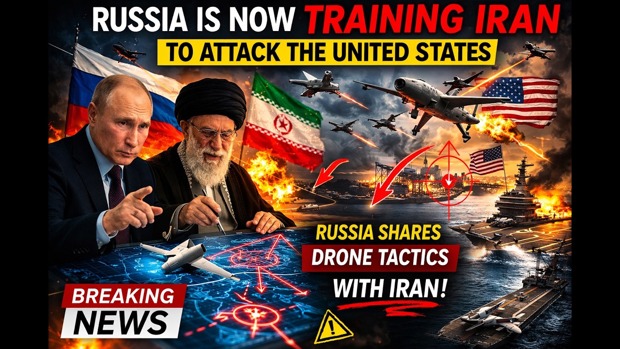 Russia Shares Drone Warfare Tactics With Iran | US Military Concern Rising