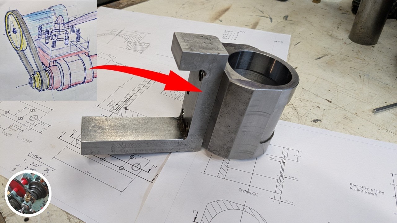 Homemade Toolpost Grinder - part 2 (completing clamp)