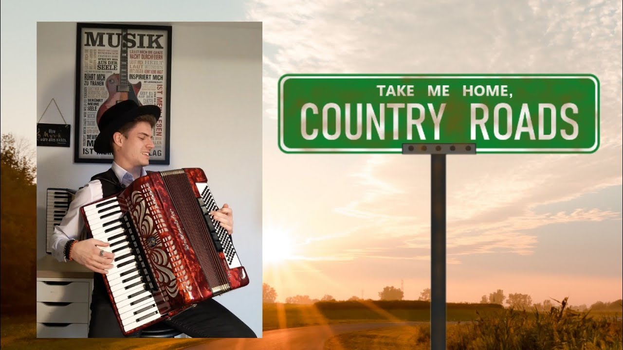 Take Me Home, Country Roads | Instrumental-Cover gespielt von Max Nadzeika auf dem Akkordeon