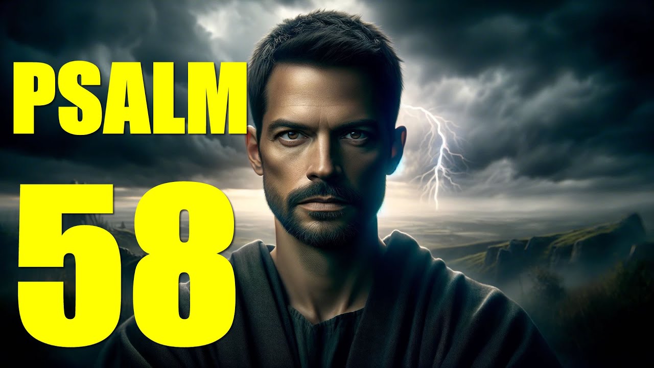 Psalm 58 Reading:  God Judges the Earth (With words - KJV)