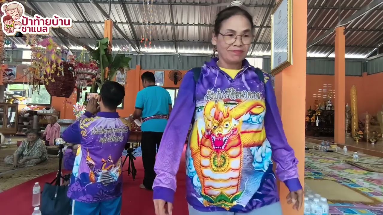มาถึงวัดบุญผะเหวดบ้านแม่คำน้อย