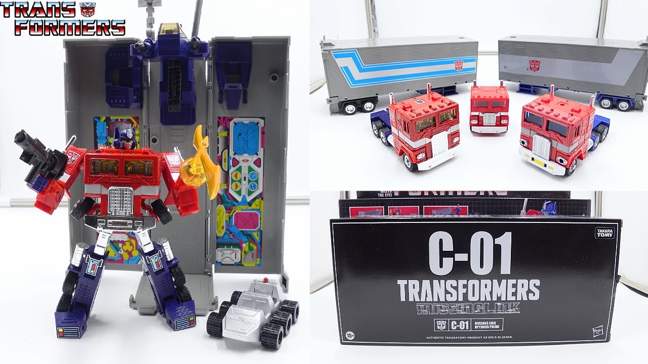 Takara Tomy MISSING LINK C-01 CONVOY VS. WALMART 40th ANNISVERSARY G1 OPTIMUS PRIME Review!!! [4K]