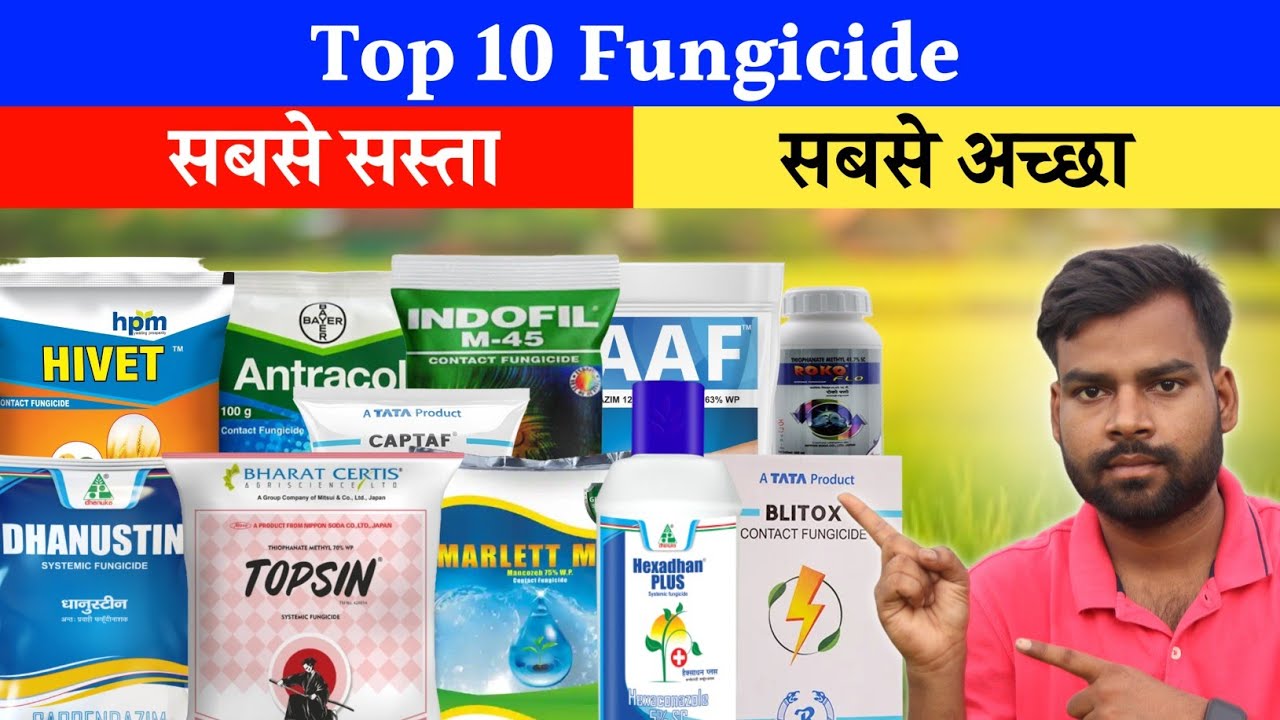 World Best Top 10 Fungicide 🔝 सबसे ज्यादा बिकने वाला फफूंदनाशक 👌