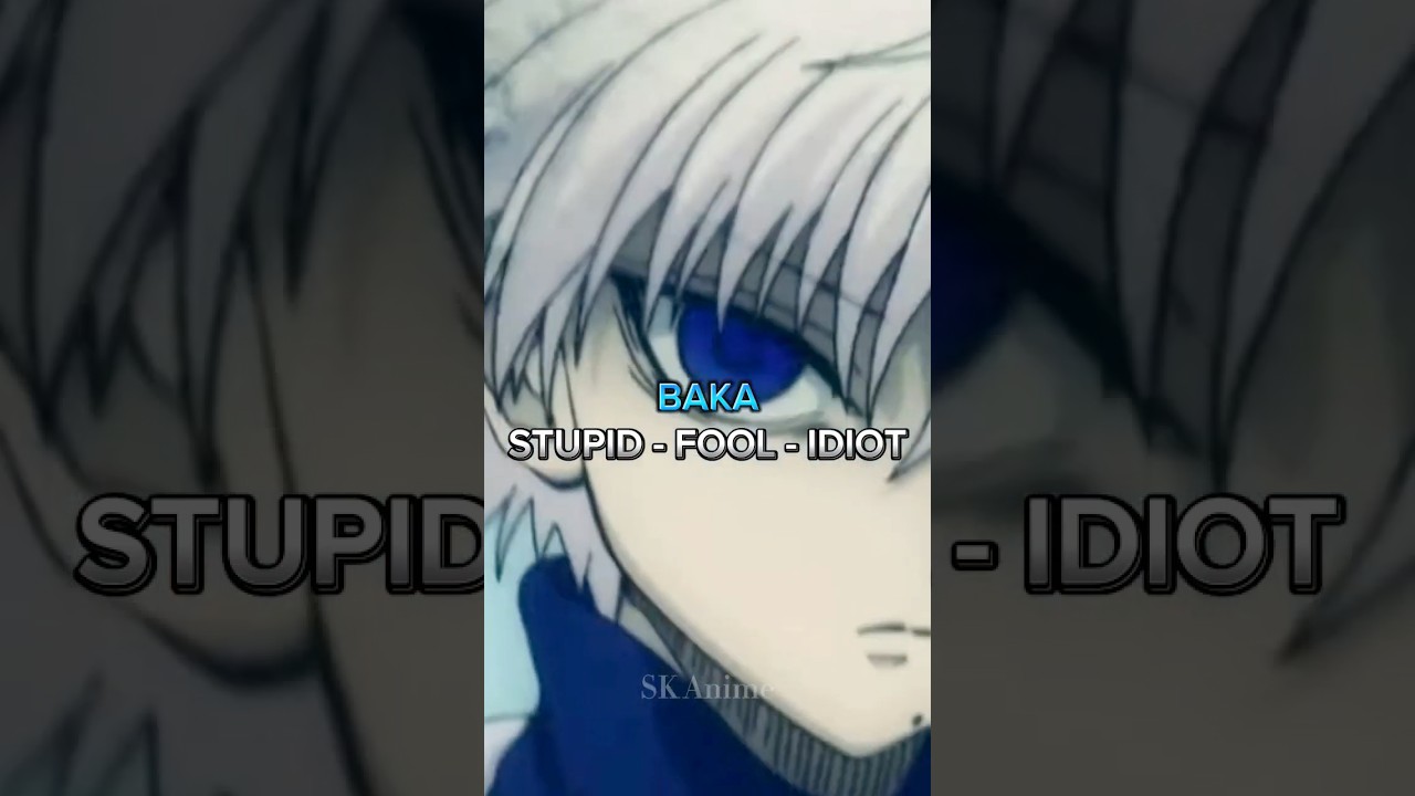 Japanese Words That Every Anime Fans Should Know #anime #animeedit
