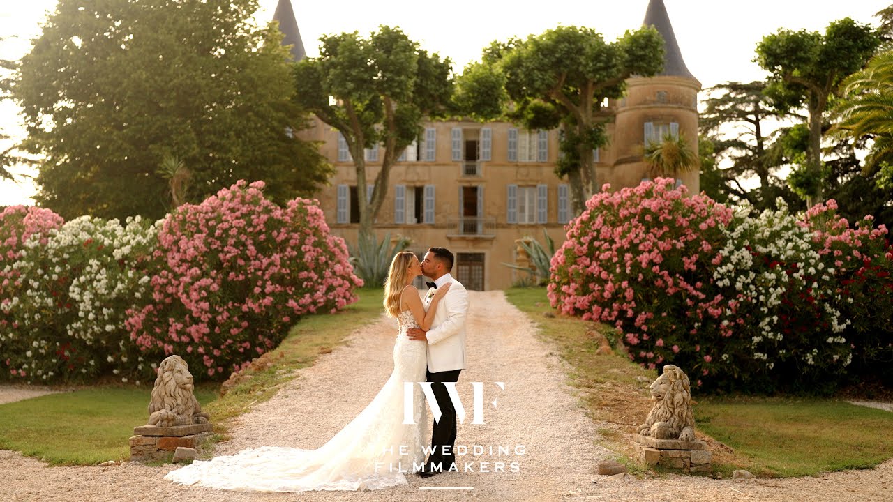 Beautiful English Wedding at Château de Robernier, Provence, France