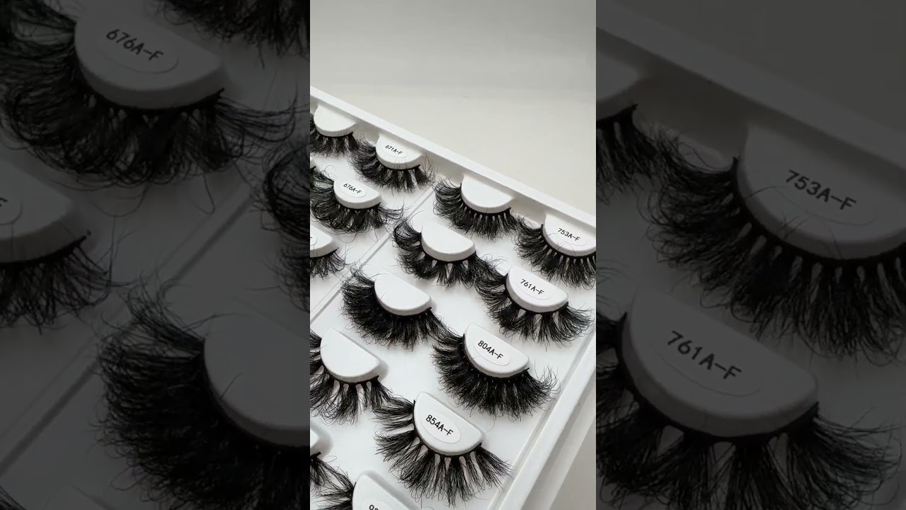 Russian Messy 25mm Lashes: MAXIMUM Texture! 🌪️ #SpikyLashes #TexturedVolume #LashArt #acelifelashes