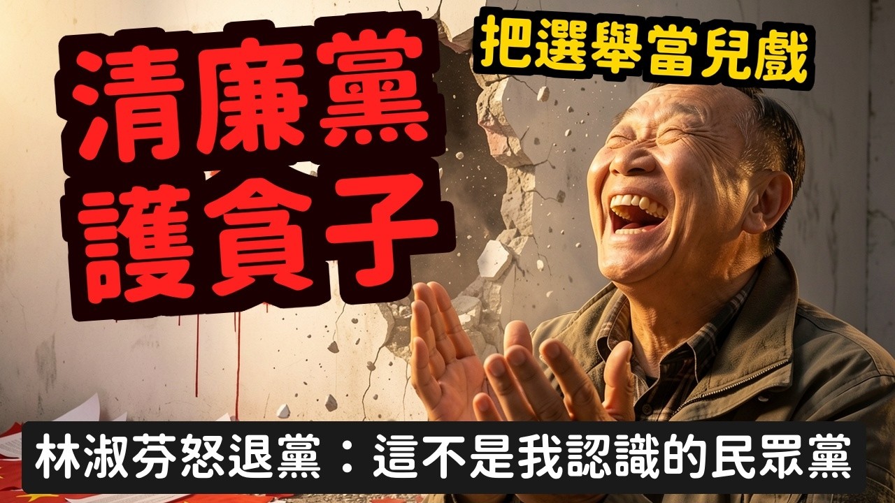 民眾黨讓貪汙判9年議員兒子參選；前主委退黨帶走數百人清廉招牌碎滿地 | 馬一峰