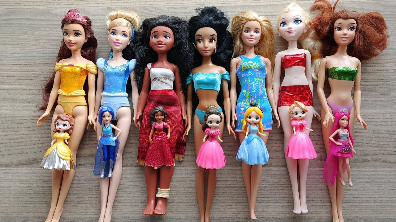 ASMR | Unboxing Mattel Disney Princess Spin & Reveal Surprise Dolls! Satisfying video | Review Toys