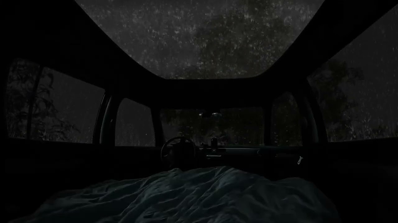 Gentle Rain & Soft Thunder 🌧️Deep Sleep Sounds to Relax, Calm Your Mind & Drift Peacefully 😴