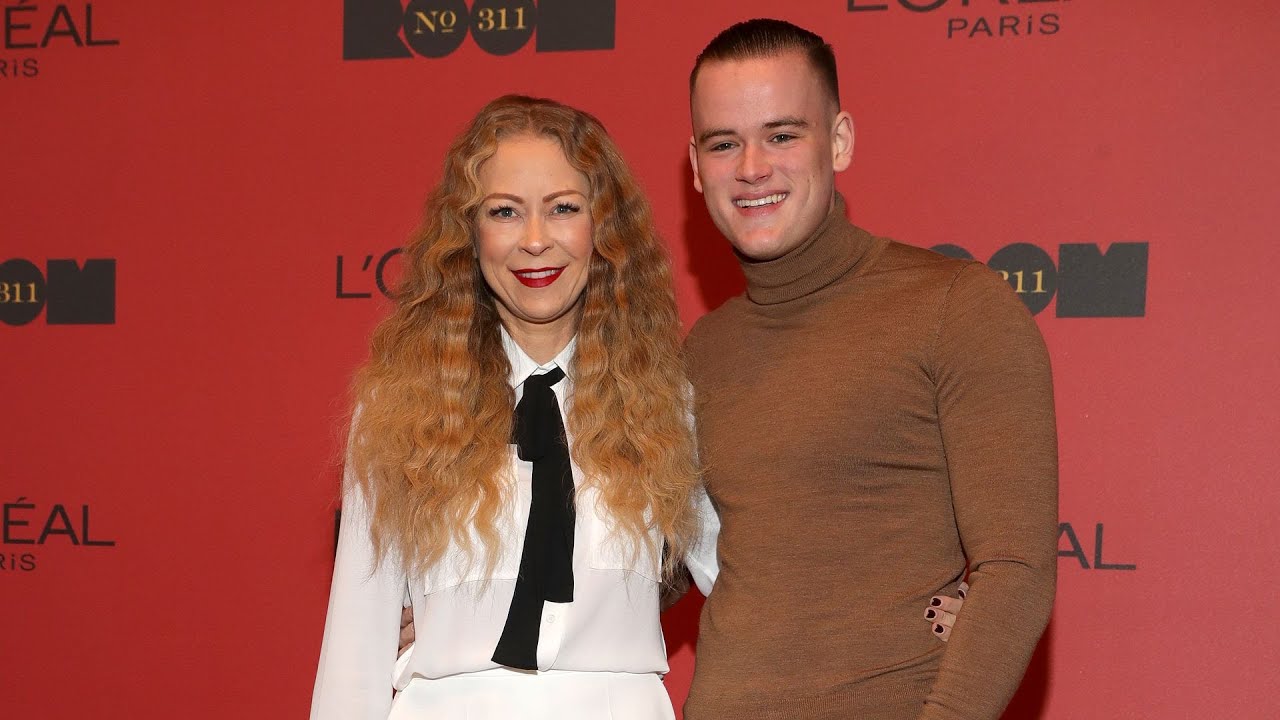 In love: Jenny Elvers' son Paul is now taken!