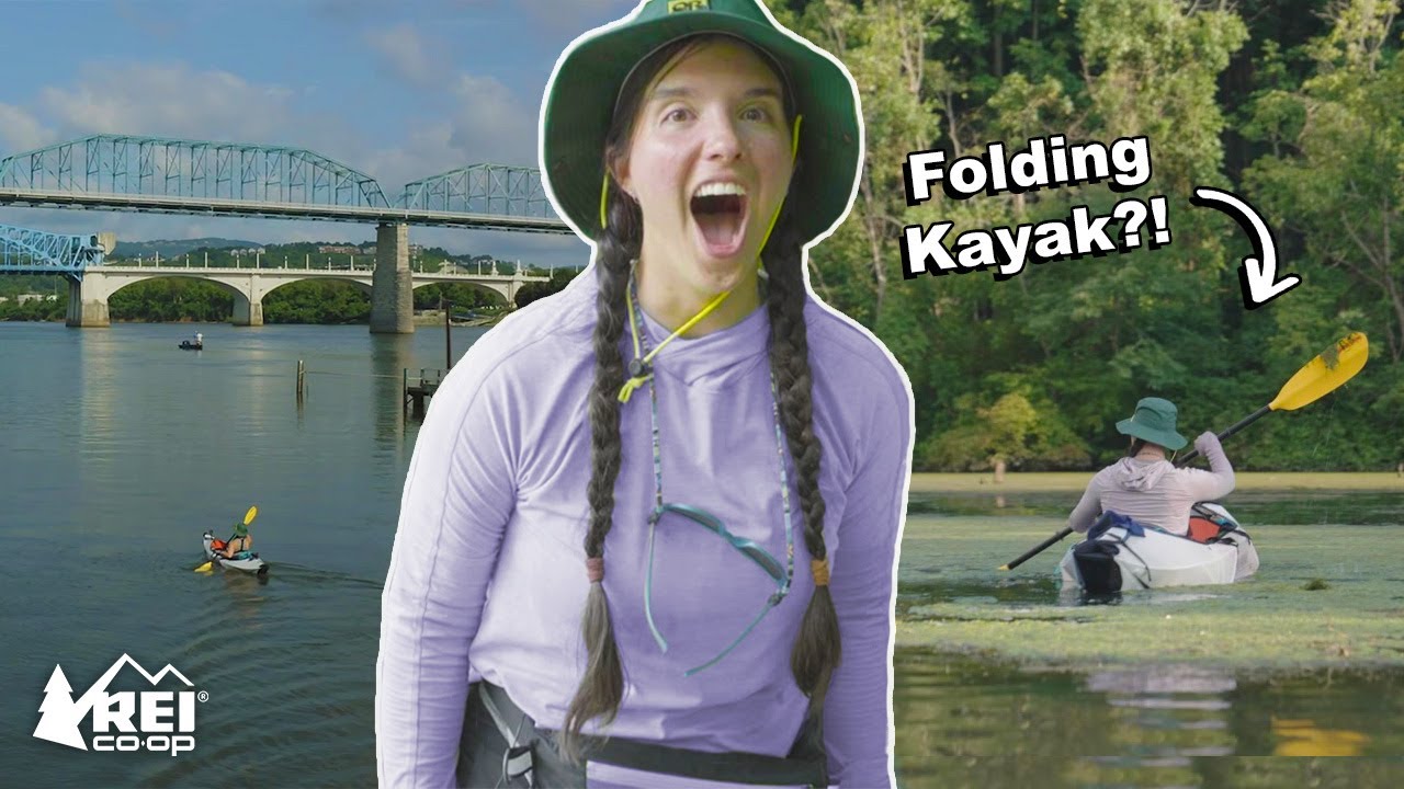 KAYAK CAMPING! 2 Days in a Foldable Kayak on the Tennessee River! | 2022 Summer Road Trip - Ep. 4