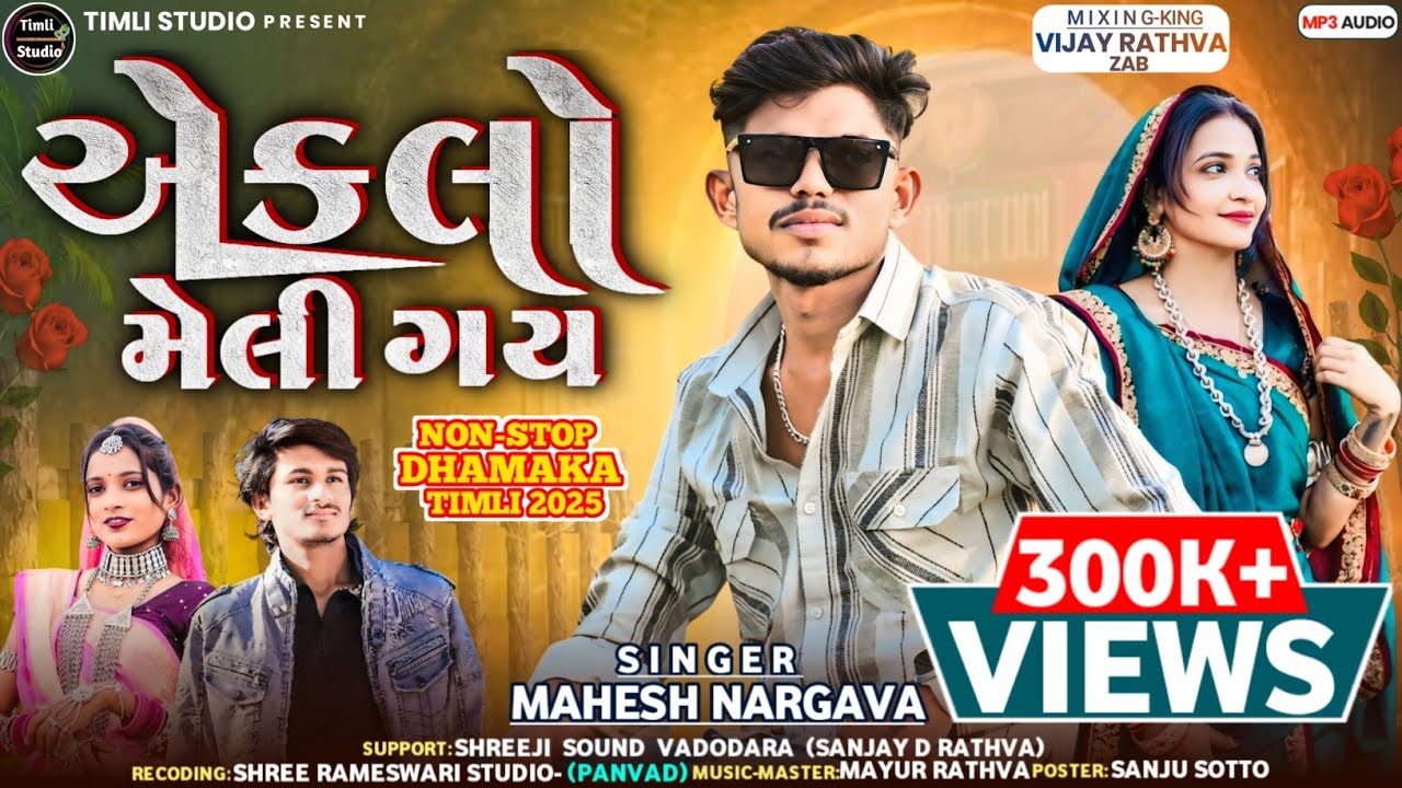Eklo Meli Gay || Mahesh Nargawa New Timli Song 2025 || Non-Stop Timli || Timli Studio