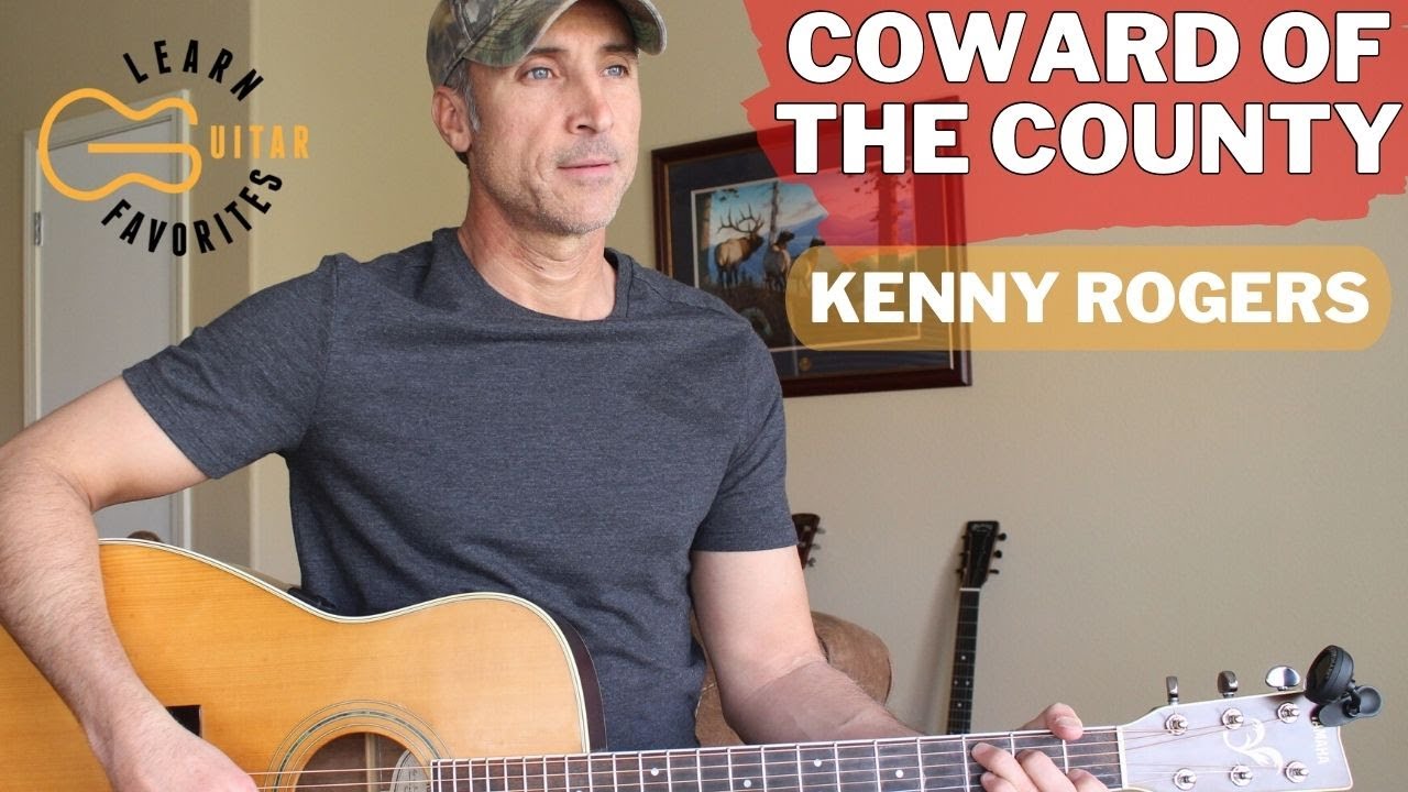 Coward Of The County - Кенни Роджерс - Урок игры на гитаре | Учебник