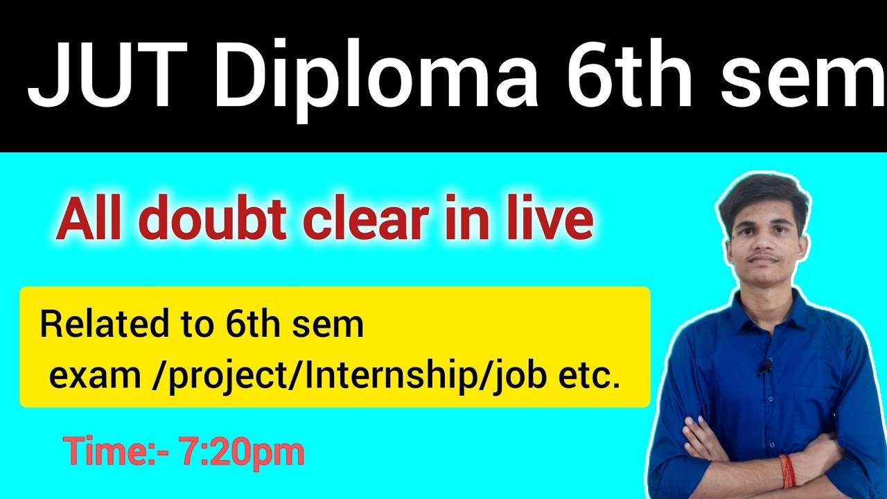 JUT diploma 6th sem // jharkhand polytechnic 2026