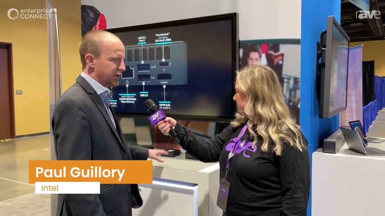 EC 2022: David Buchholz of Intel Gives Steph Beckett a Booth Tour