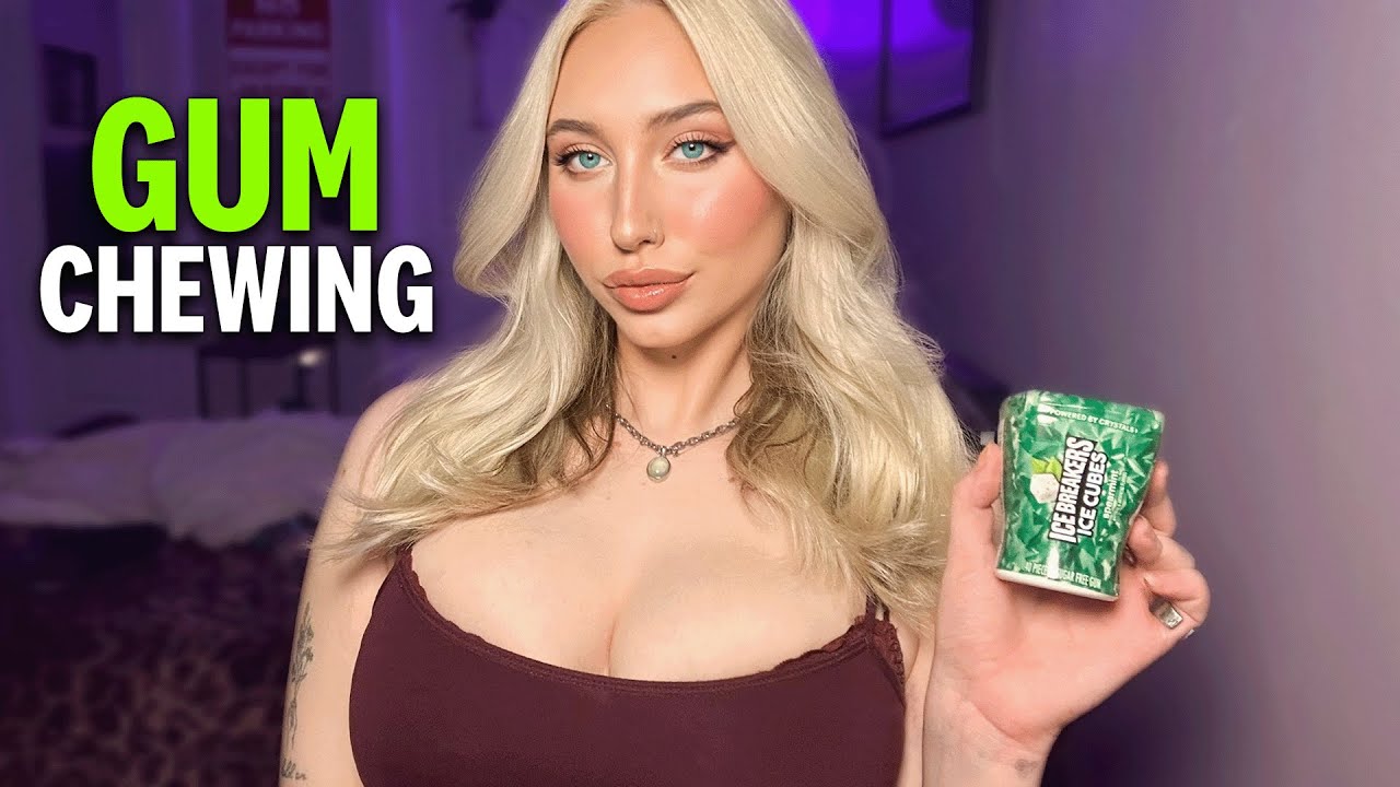 15 Minutes of Sticky & Wet Mouth Sounds (Gum Chewing ASMR)