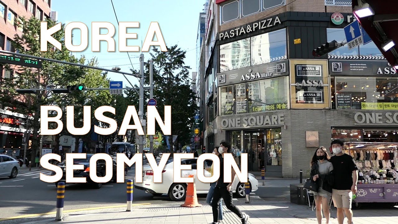 Seomyeon Busan Korea street 부산 서면 HOT