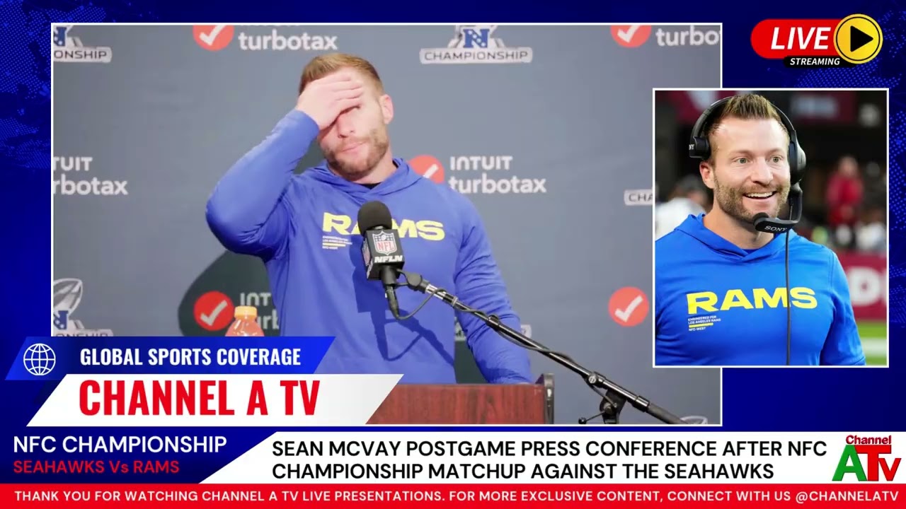 Sean McVay Postgame Press Conference After NFC Championship Matchup Against The Seattle Seahawks