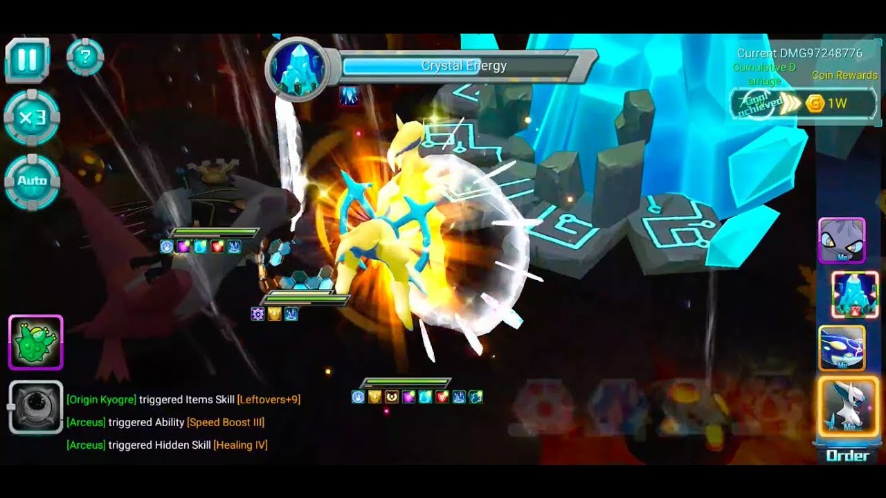 Pocket Arena/Pokeland Legends #471 (Max Crystal Damage +12M Gold) - Android/iOS Gameplay