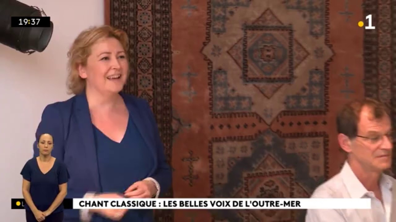 Les lauréats des voix des outre-mer en master class avec Karine Deshayes