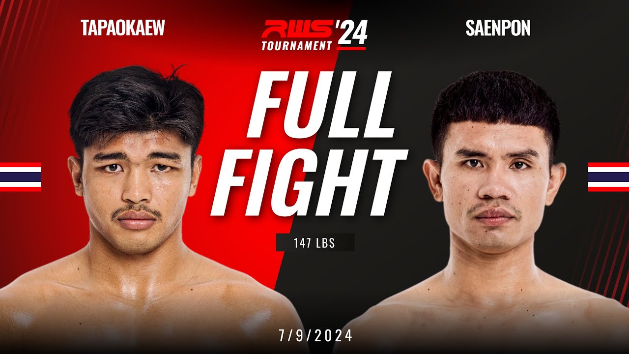 Full Fight l Tapaokaew Singha Mawynn vs Saenpon Sor. Sommai I RWS
