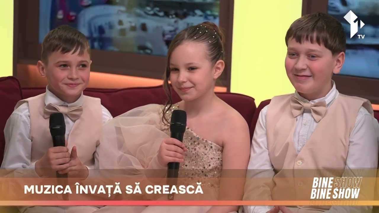 Alina Mocanu a ajuns la Bine Bine Show! A adus cu ea o gașcă de micuți de la Vocal Performance.