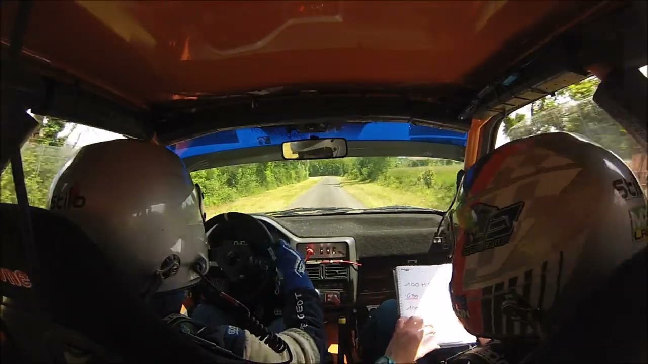 Rallye du Printemps de Bords 2023 es4 Bords Gouineau Emeric / Bonneaud Loic 106 xsi A5