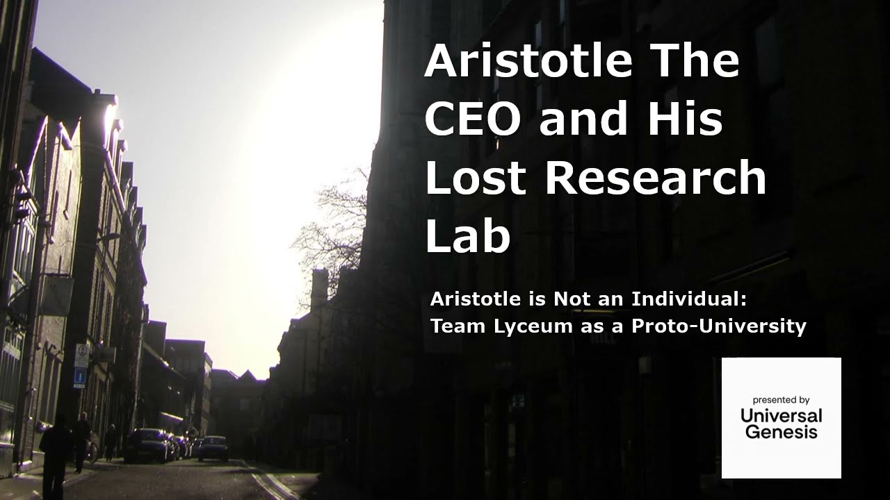 Philosophical Dialogue100:Aristotle The CEO and His Lost Research Lab