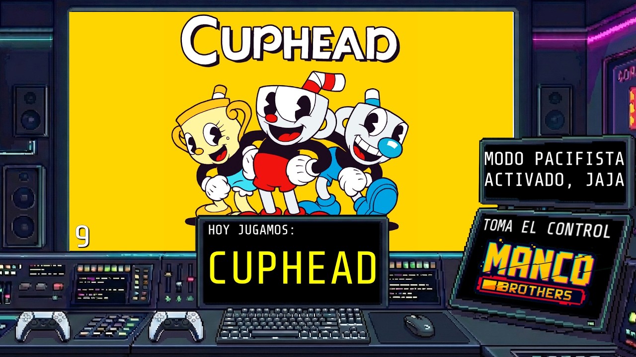 ¡PROHIBIDO ATACAR! Cuphead | Manco Brothers sufriendo en el Modo Pacifista