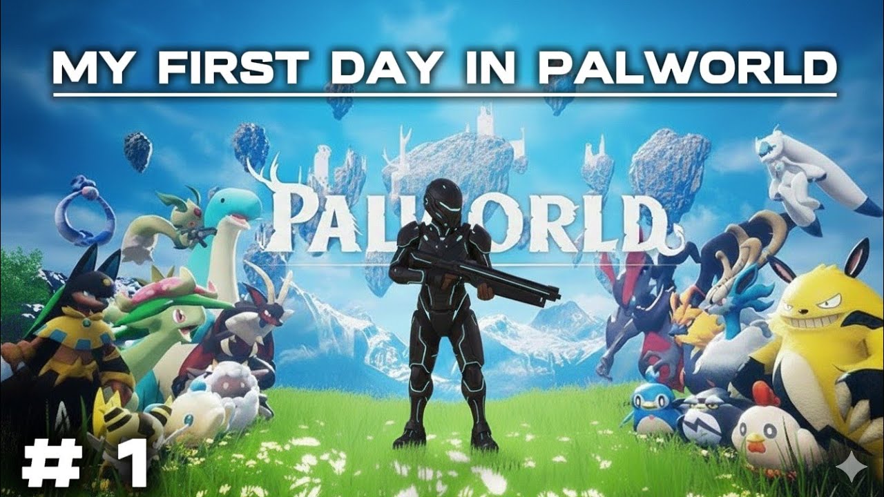 First Day in Palworld💞: Starting My Epic Adventure! #1#gaming #palworld 