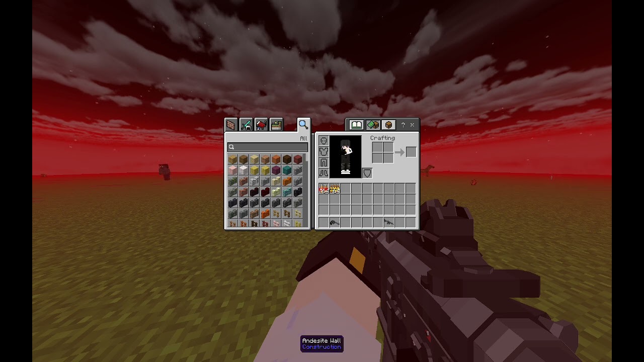 Mcpe gameplay with mods! ❤️😊🌈🌌