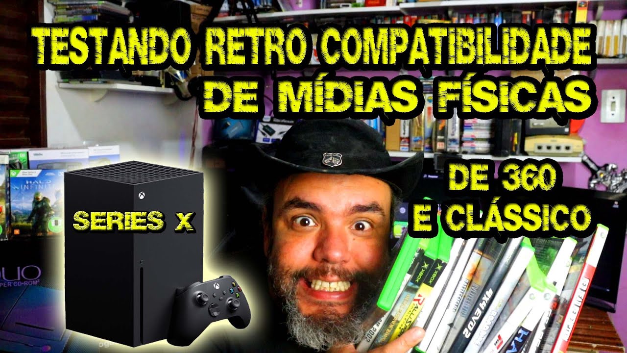 Instalando midias físicas de xbox clássico e 360 que eu tenho no XBOX SERIES X - Será que deu boa?