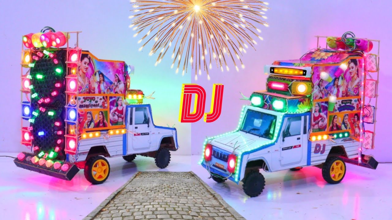 How to make mini truck at home | dj setup dj setup | dj set | mini truck |dj dj dj dj dj |#dj #toys