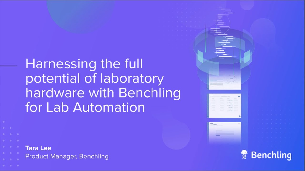 2021 SLAS Europe - Harnessing the full potential of lab hardware with Benchling for Lab Automation