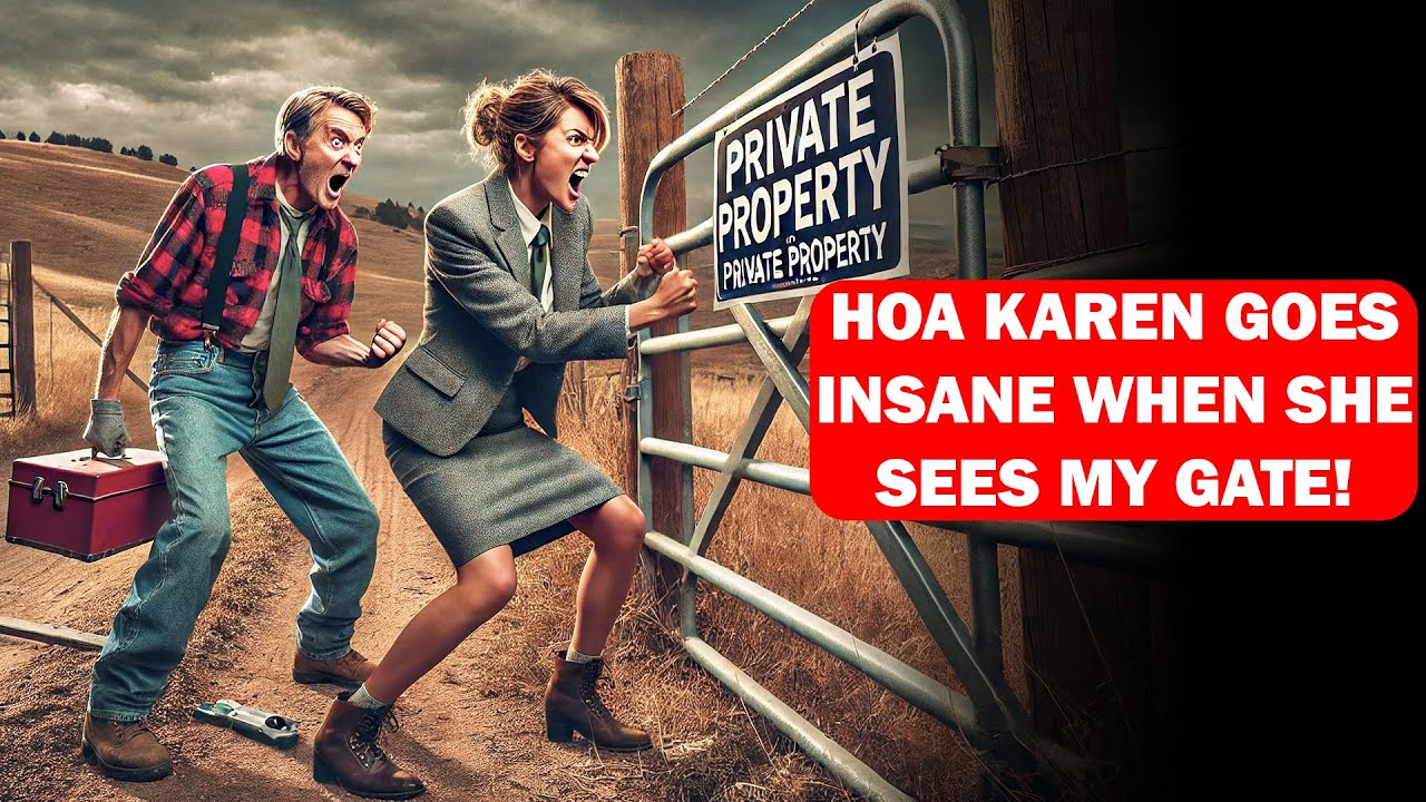 ТСЖ теряет контроль, когда я устанавливаю ворота, заявляя, что это их земля! Жаль, что у меня ест...
