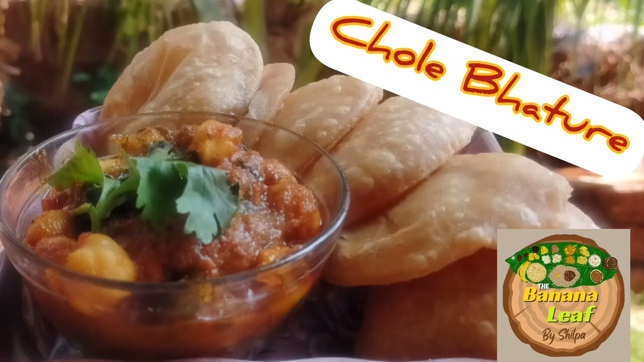 चलो बनाए आज छोले भटूरे| Chole Bhature|Testy and yummy Chole recipe|The Banana leaf by Shilpa 😋😋