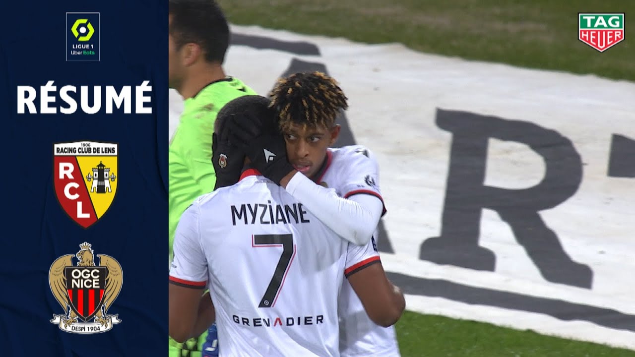 RC LENS - OGC NICE (0 - 1) - Résumé - (RCL - OGCN) / 2020-2021