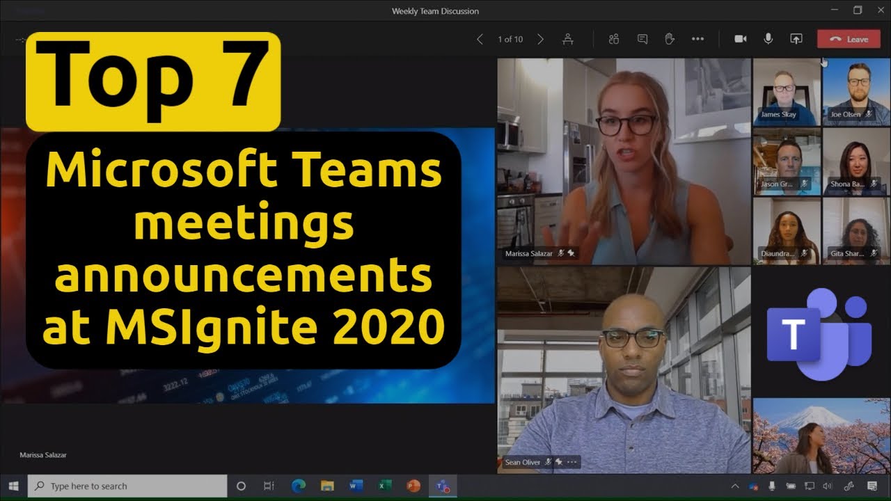 Top 7 Microsoft Teams meeting announcements at MSIgnite 2020