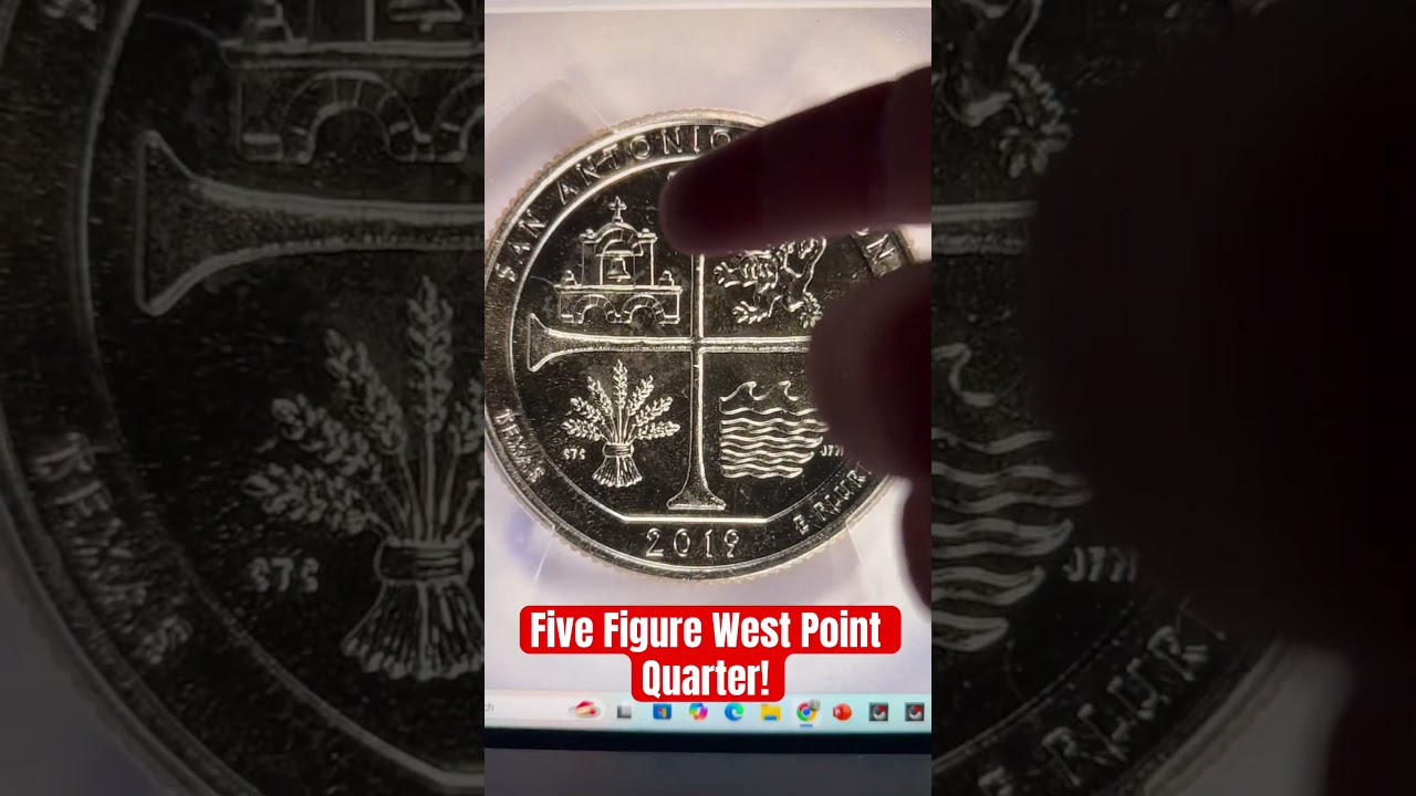 Double Check Your 2019 West Point Quarters - 1 Example Sold For $10,000+!  #shorts