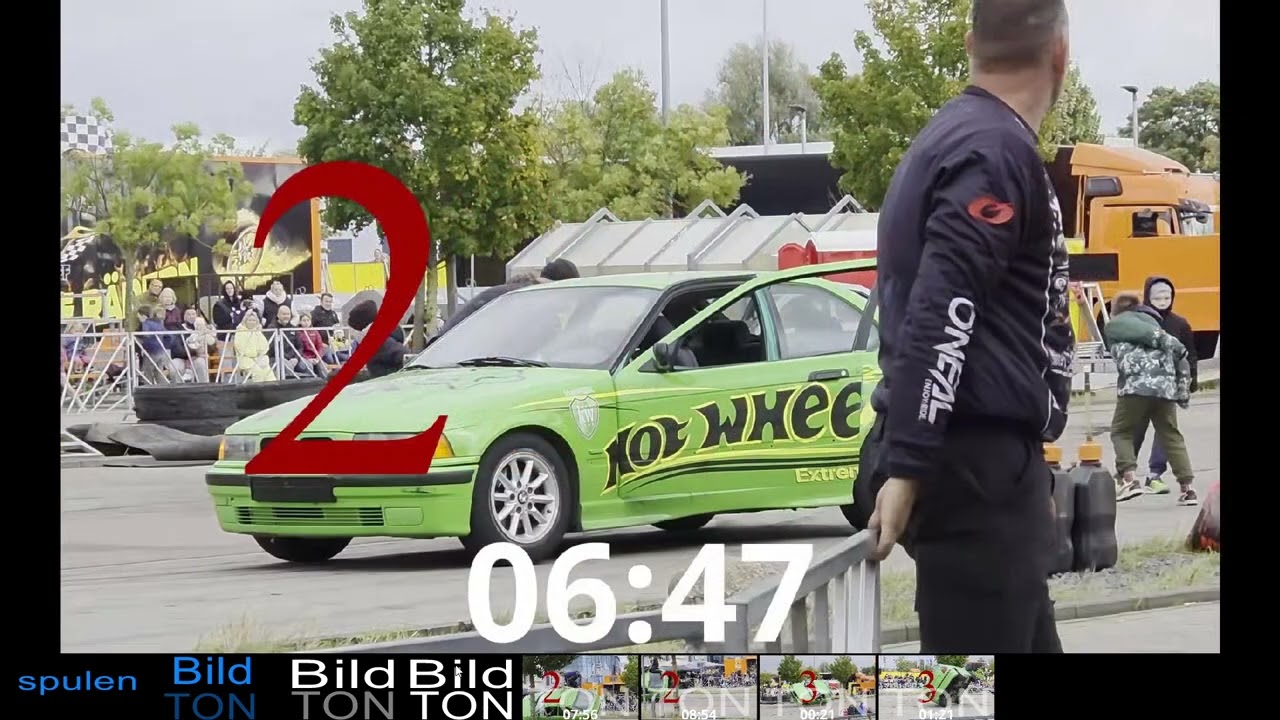 spulen durchs video mit überblendungen