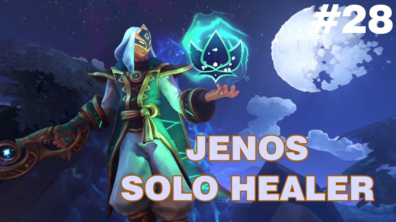 JENOS AMAZING AT SOLO HEALER ON PAYLOAD SAVING FRONTLINE CHAMP (PALADINS)