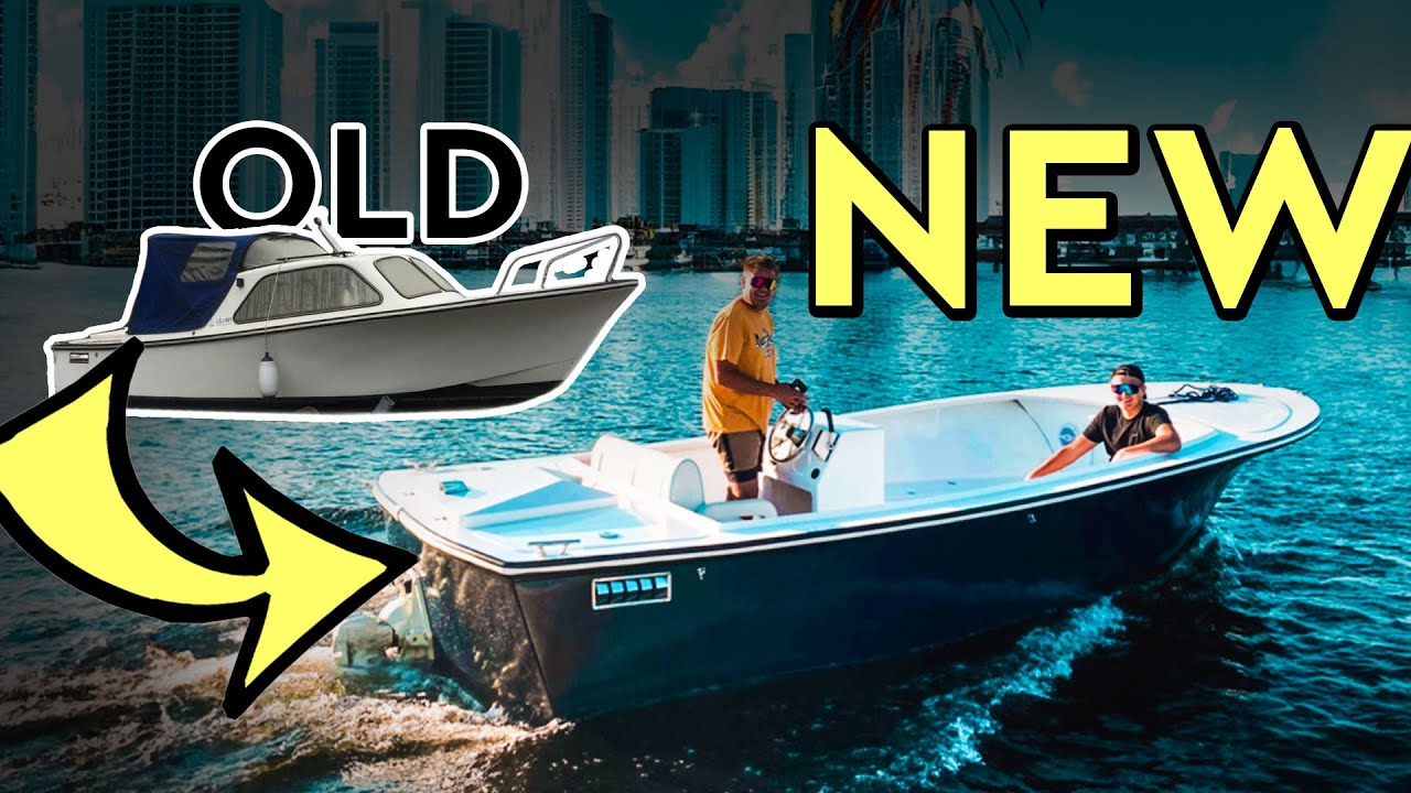 Gentleman's boat rebuild - cabincruiser to daycruiser