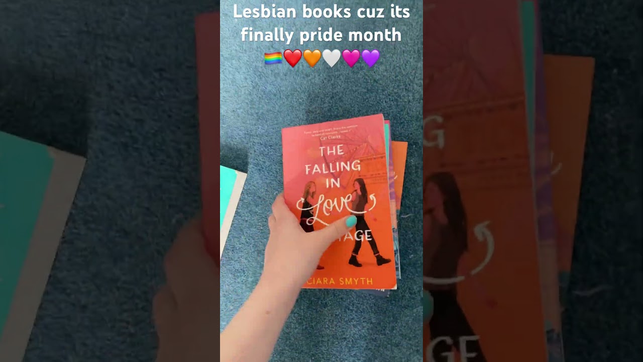 Lesbian books cuz it&rsquo;s finally pride month 🏳️&zwj;🌈🏳️&zwj;🌈 #books #wlw