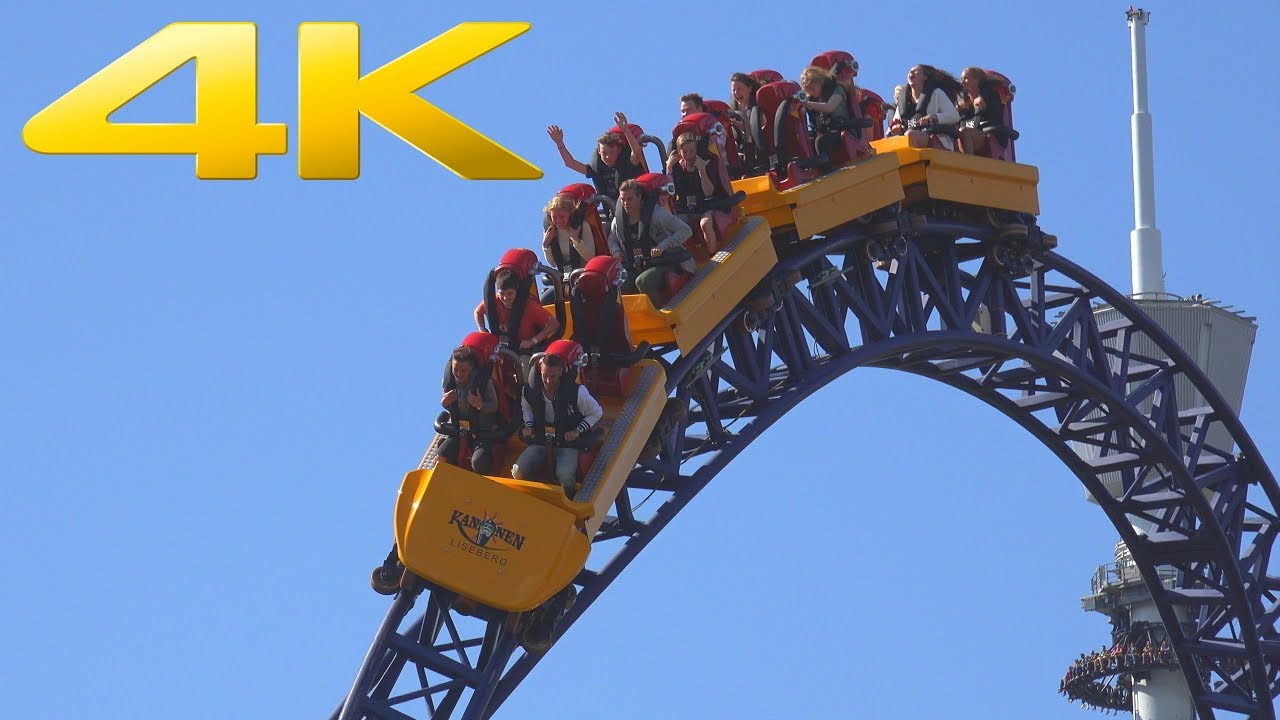 4K | Kanonen at Liseberg Gothenburg in Sweden
