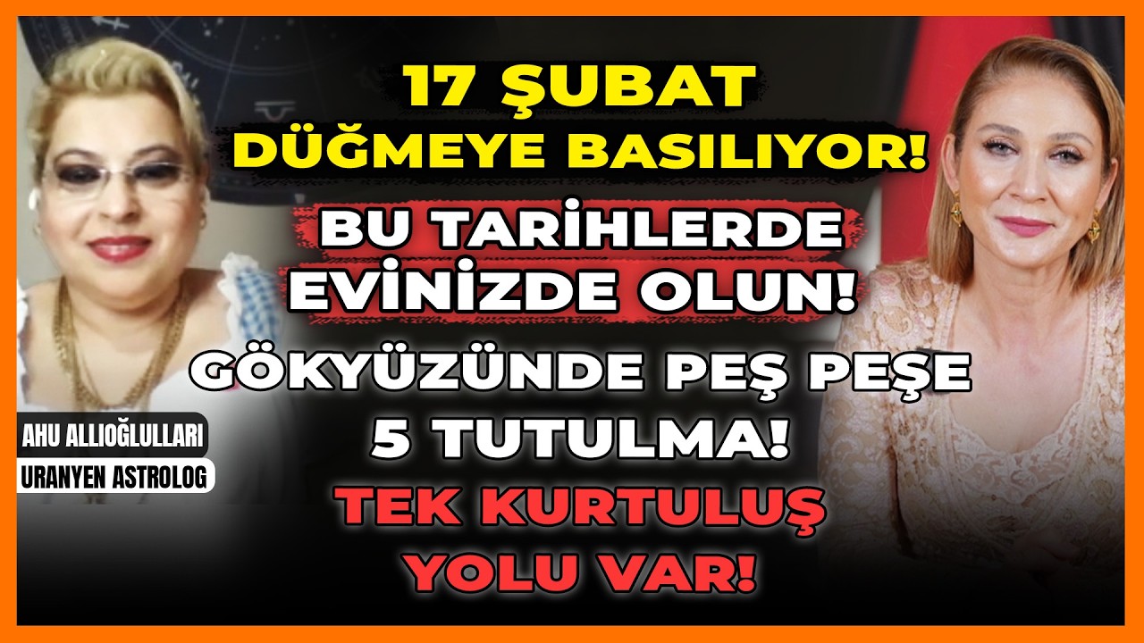 17 Şubat Düğmeye Basılıyor! Bu Tarihlerde Evinizde Olun! Gökyüzünde Peş Peşe 5 TUTULMA!