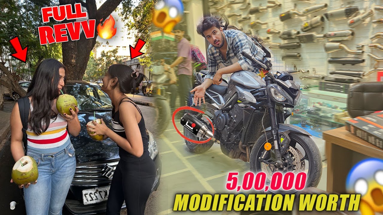 Installing SC PROJECT CRT EXHAUST on my Triumph Street Triple 765 RS(2024-2025) #1st in INDIA!!!