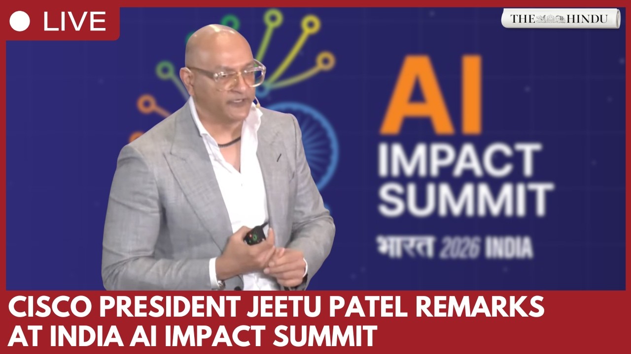Cisco CEO Jeetu Patel responds to AI summit remarks at India AI Impact Summit in New Delhi