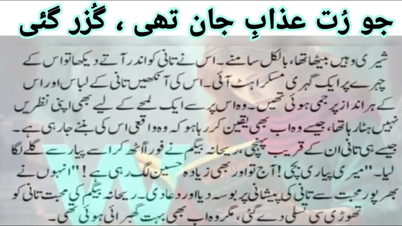 Bold Romantic Emotional Urdu Novel Complete  جو رُت عذابِ جاں تھی گزر گئی  #booktok#romanticnovel 48