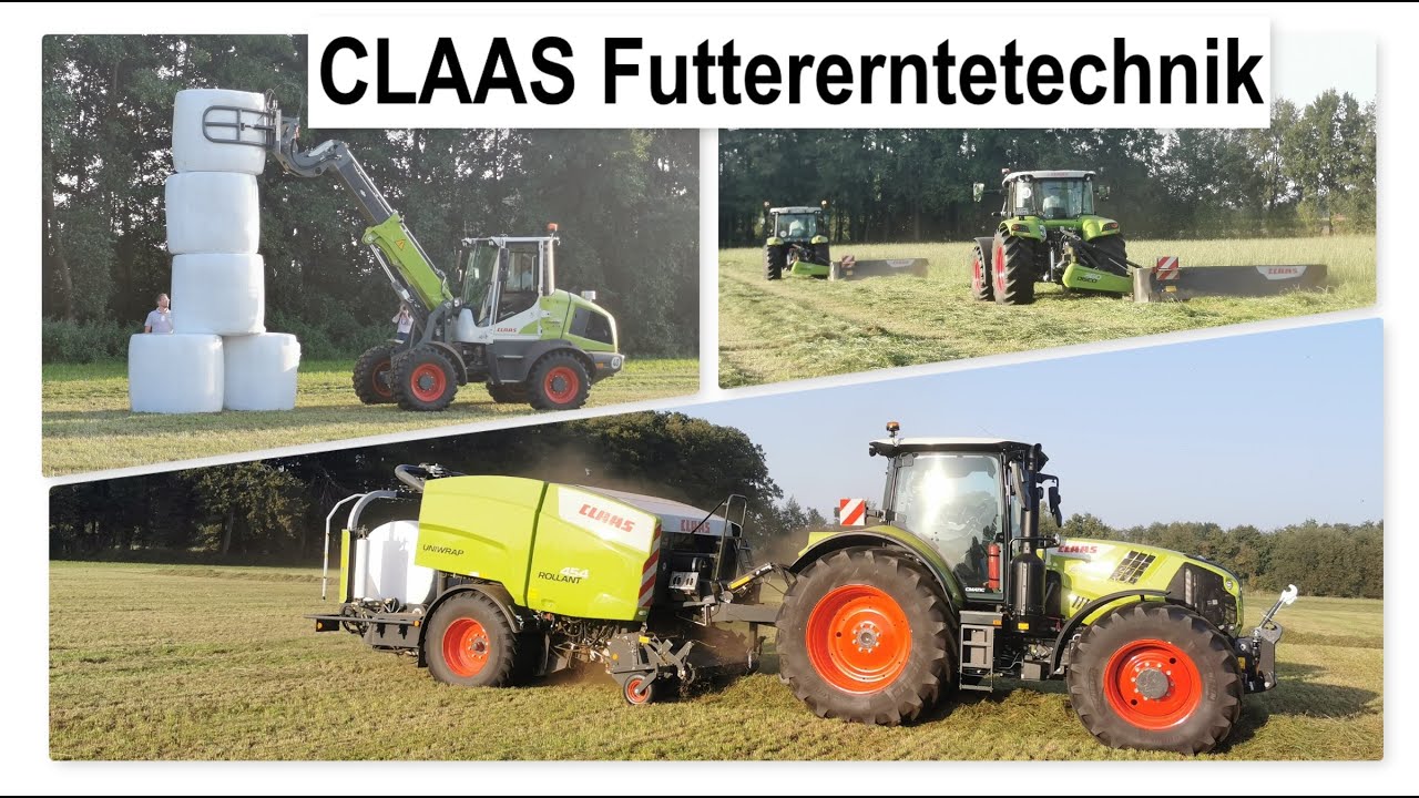 CLAAS Futtererntetechnik  - Teleskopradlader 738 T SINUS - DISCO - ROLLANT UNIWRAP
