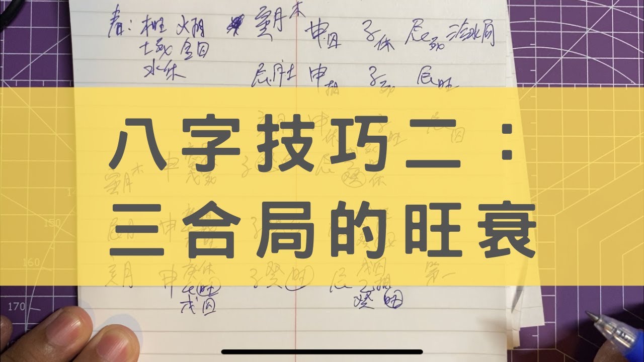 #0467 八字技巧：三合局不是成不成，是有几勁 #風水 #八字